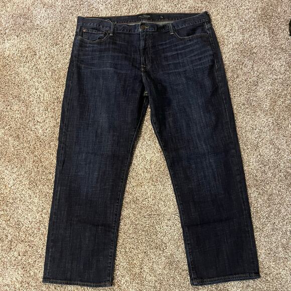 Lucky Brand Jeans 361 Vintage Straight Dark Wash Blue Denim Mens 42 x 30 - Picture 1 of 6